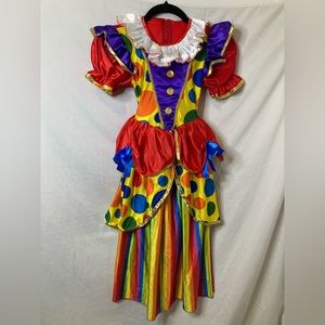 Childrens Clown Dress Costume 🌈🤡